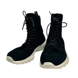 CU4TRO Black Suede NINJA Boots Sneakers | 42 Men 9 Women 10.5 | EUC